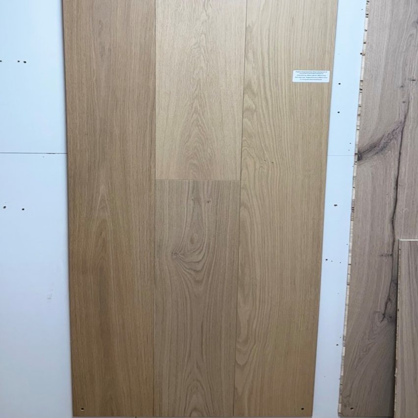 Elegance Engineered Real Wood Oak Natural UV Invisible Matt Lacquered